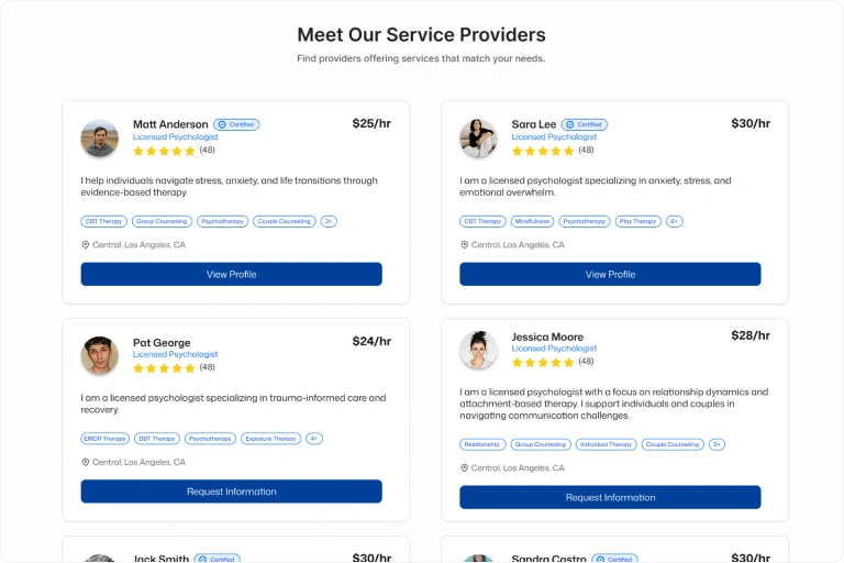 We bring clients to you.